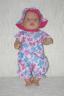 Baby Born summer set with sandals and sunhat